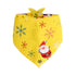 Small, medium and large dog dog cat triangle saliva towel Christmas decorative scarf